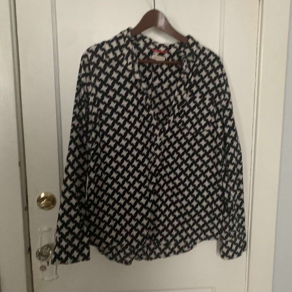 Plus size Merona checkered business casual top